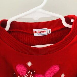 Miki House Original HB Team Tee Sweatshirt, Size 110